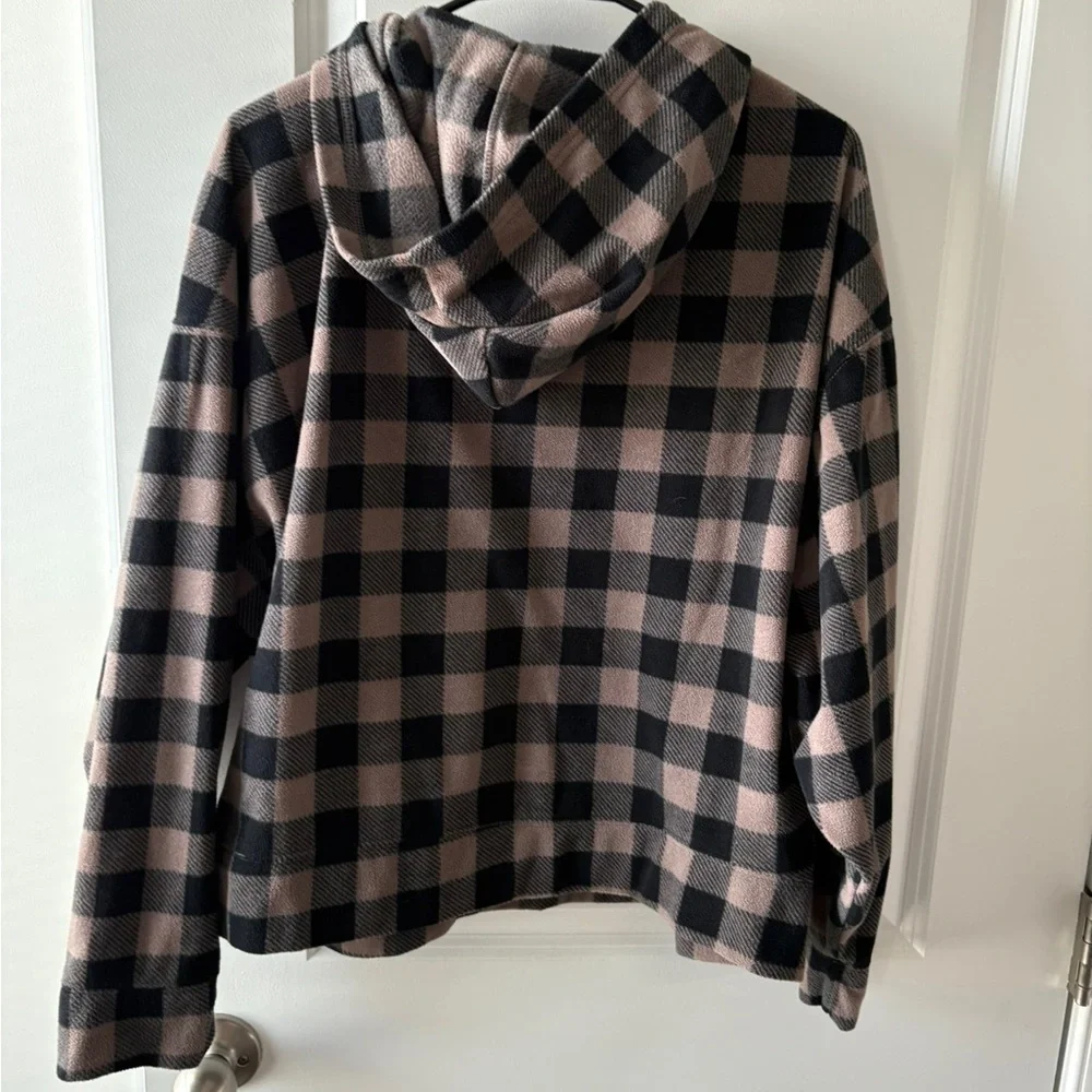 Pink Victoria's Secret Plaid Fleece Pajama Set - Picture 2 of 6